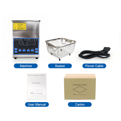 Portable Mini Ultrasonic Cleaner for Jewelry Glasses Denture Watch Household Cleaning