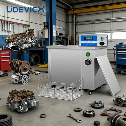 88L Industrial Ultrasonic Cleaner - Professional Automotive Parts Cleaning Equipment
